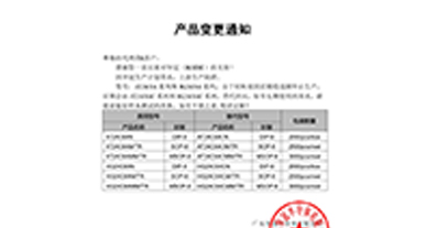 24C64系列  變更通知函